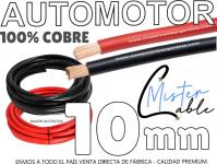 Cable Automotor NORMALIZADO - Negro o Rojo 10mm - 