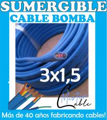 Cable Bomba Sumergible 3 x 1,5 mm  - Fabrica de cables