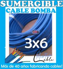 Cable Bomba Sumergible 3 x 6 mm