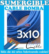 Cable Bomba Sumergible 3 x 10 mm - Fabrica de cables