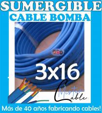 Cable Bomba Sumergible 3 x 16 mm - Fabrica de cables