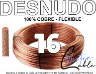 Cable Desnudo - 16 mm - Cable desnudo para jabalina. - Cable DESNUDO - Extra Flexible - Cat 5