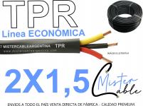 Cable Tipo Taller 2x1,5 Mm - Fabrica TPR