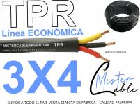 Cable Tipo Taller 3x4 Mm -Fabrica de TPR