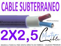 Cable Subterrneo 2x2,5 mm - Fabrica de cables- 