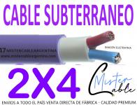 Cable Subterrneo 2x4 mm -Fabrica de cables