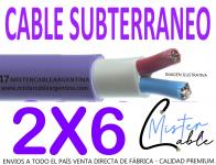 Cable Subterrneo 2x6 mm-Fabrica de cables