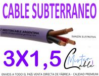 Cable Subterrneo 3x1,5 mm-Fabrica de cables