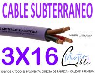 Cable Subterrneo 3x16 mm-Fabrica de cables