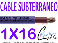 Cable Subterrneo 1x16 mm - Fabrica de cables- 