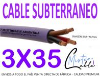 Cable Subterrneo 3x35 mm-Fabrica de cables