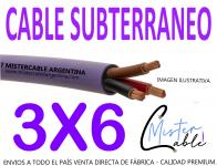 Cable Subterrneo 3x6 mm-Fabrica de cables