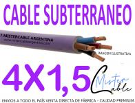 Cable Subterrneo 4x1,5 mm -Fabrica de cables