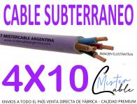 Cable Subterrneo 4x10 mm -Fabrica de cables