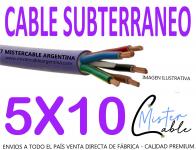 Cable Subterrneo 5x10 mm