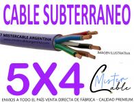 Cable Subterrneo 5x4 mm  - Fabrica de cables