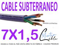 Cable Subterrneo 7x1,5 mm - Fabrica de cables