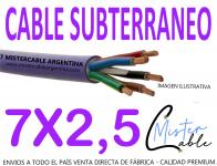 Cable Subterrneo 7x2,5 mm  - Fabrica de cables