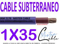 Cable Subterrneo 1x35 mm - Fabrica de cables- 