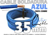 Cable de Soldadura Azul - 1 x 35mm  - Cable de soldadura fabrica