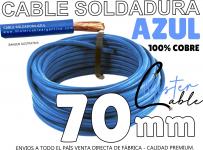 Cable de Soldadura Azul - 1 x 70mm  - Cable de soldadura fabrica