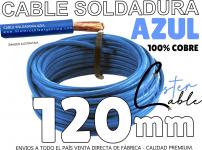 Cable de Soldadura Azul - 1 x 120mm  - Cable de soldadura fabrica