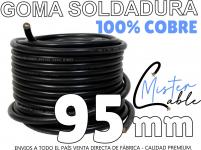 Cable Goma Soldadura . Cable P/pinza Y masa Soldadora Elctrica 1x95 Mm -