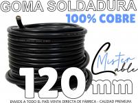 Cable Goma Soldadura . Cable P/pinza Y masa Soldadora Electrica 1x120 Mm - Cable GOMA Soldadura