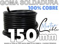 Cable Goma Soldadura . Cable P/pinza Y masa Soldadora Electrica 1x150 Mm - Cable GOMA Soldadura