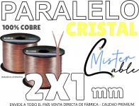 Cable PAR - Paralelo - Bipolar - Cristal 2x1 mm