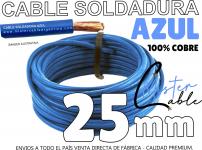 Cable de Soldadura Azul - 1 x 25mm  - Cable de soldadura fabrica